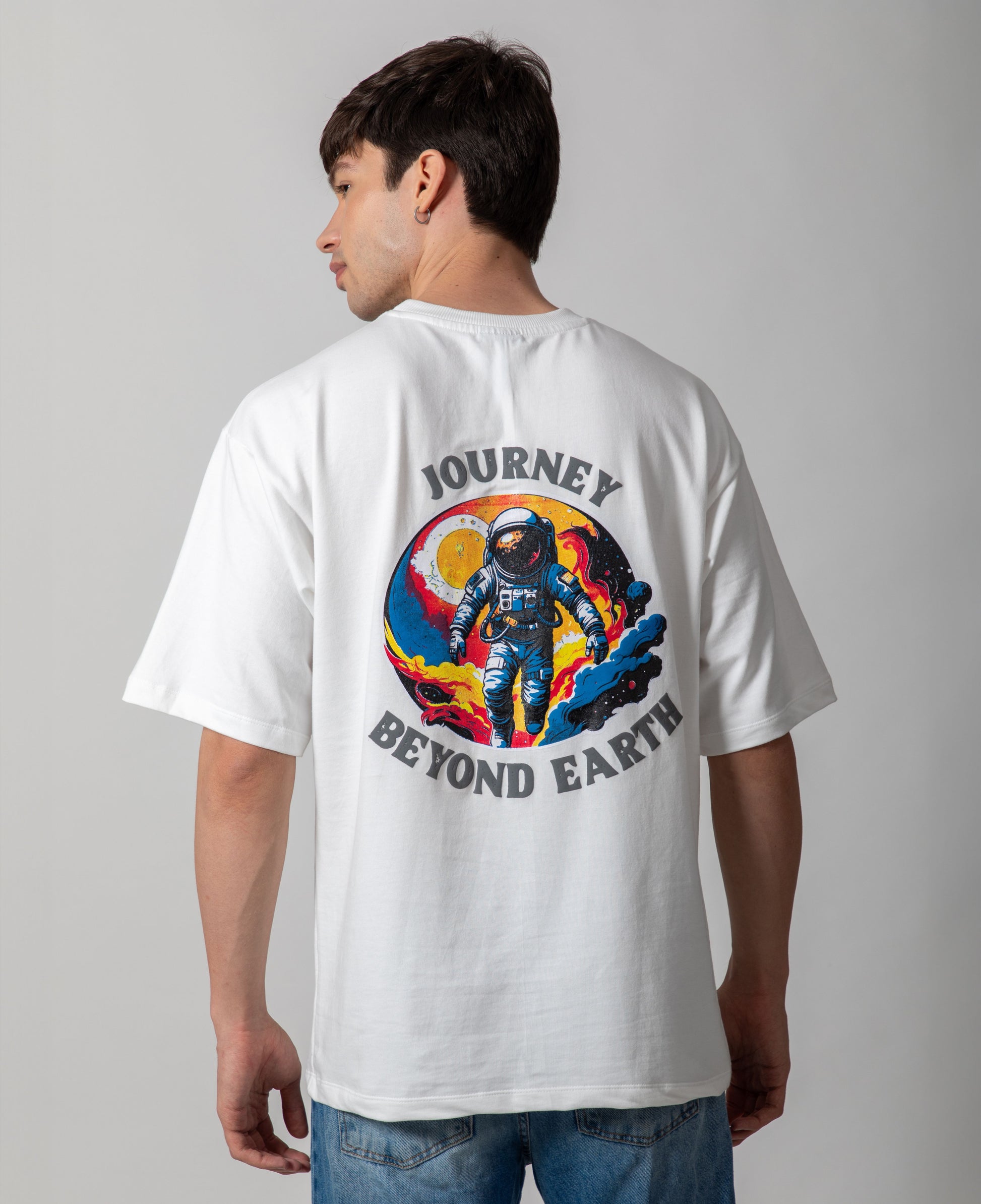 Journey Beyond the Earth Oversized Visionary Tee