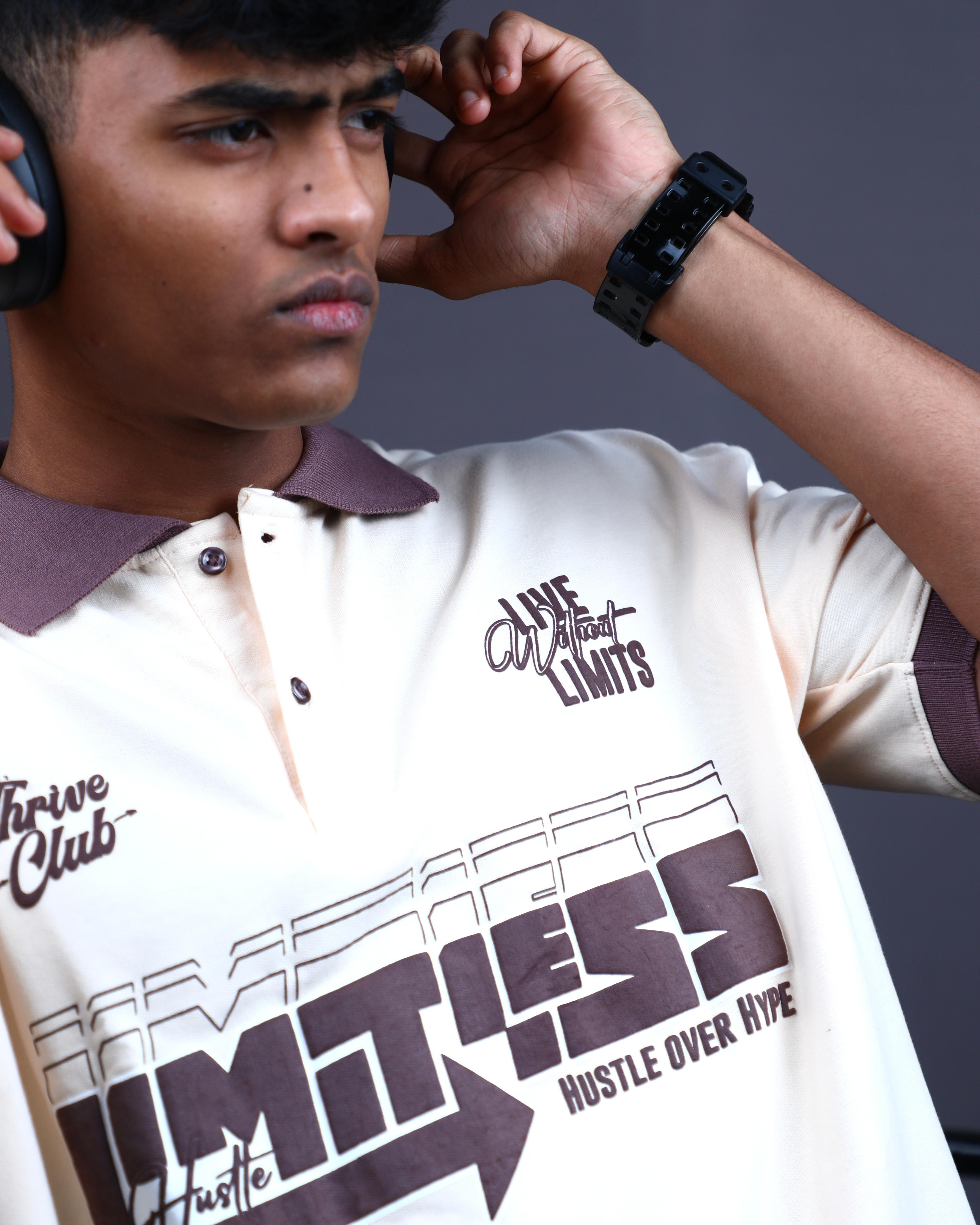 Limitless Hustle Polo